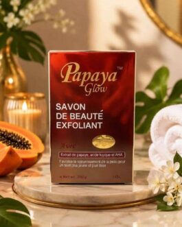 Papaya Glow – Savon de Beauté Exfoliant