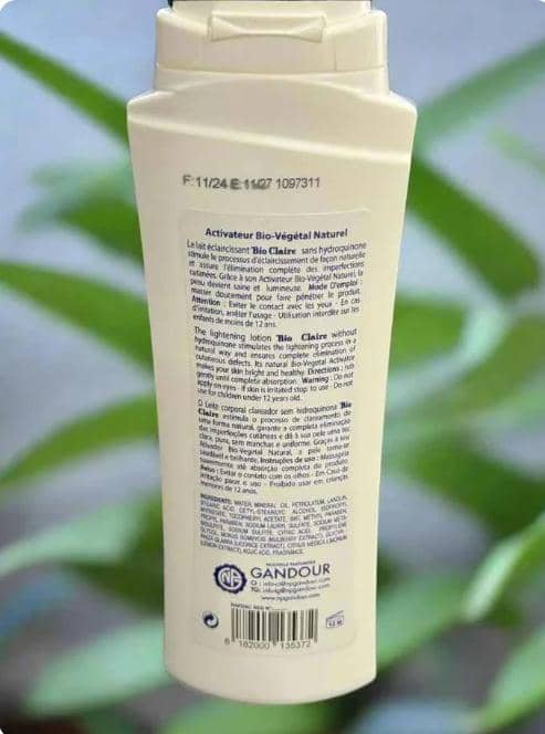 Bio Claire – Lait Corporel Éclaircissant - Image 2